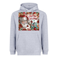 Heather Grey merry christmas y'all Heavyweight Hoodie - CowhideDigitalArt