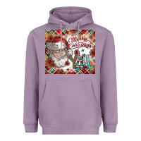 Lavender merry christmas y'all Heavyweight Hoodie - CowhideDigitalArt