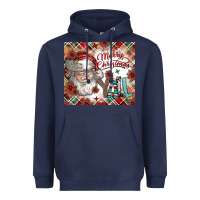Navy merry christmas y'all Heavyweight Hoodie - CowhideDigitalArt