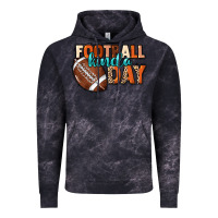 Cloud Black Football kinda day Vintage Hoodie - NancyCooperArtShop