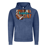 Vintage Denim Football kinda day Vintage Hoodie - NancyCooperArtShop