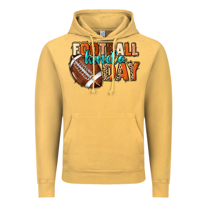 Football Kinda Day Vintage Hoodie by NancyCooperArtShop | Teevron