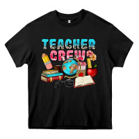 Black teacher crew Heavy Core Tee - NancyCooperArtShop