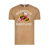 Vintage Camel Annapolis Maryland Crab State Flag Home Travel Vintage Vintage Tee - longCreatives