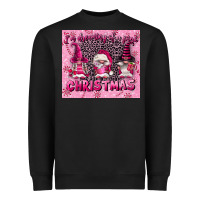 Black i'm dreaming of a pink christmas Heavyweight Sweatshirt - FaDigitalArtStudio