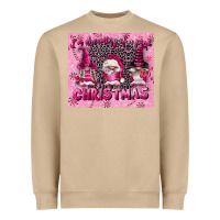 Mushroom i'm dreaming of a pink christmas Heavyweight Sweatshirt - FaDigitalArtStudio