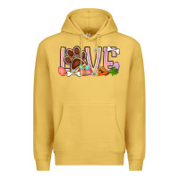 Antique Gold Easter love dog paw Premium Hoodie - BundleAndBundleShop