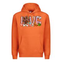 Carrot Easter love dog paw Premium Hoodie - BundleAndBundleShop
