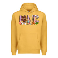 Mustard Easter love dog paw Premium Hoodie - BundleAndBundleShop