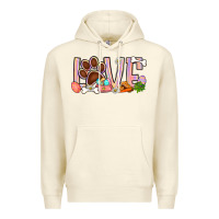 Sandshell Easter love dog paw Premium Hoodie - BundleAndBundleShop