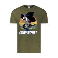 Vintage Olive Vintage distressed uncle pecos crambone Vintage Tee - longCreatives