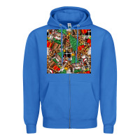 True Royal christmas donkey Zipper Hoodie - FaDigitalArtStudio