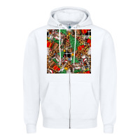 White christmas donkey Zipper Hoodie - FaDigitalArtStudio