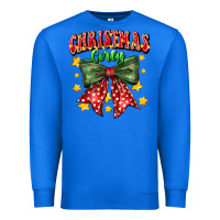 True Royal festive holiday bow design Premium Sweatshirt - CowhideDigitalArt