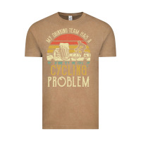 Vintage Coffee my drinking team has a cycling problem cotton t shirt funny dad gift c Vintage Tee - longCreatives