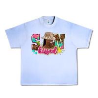 Grape Ice Afro woman with sunkissed Urban Heavy Tee - NancyCooperArtShop