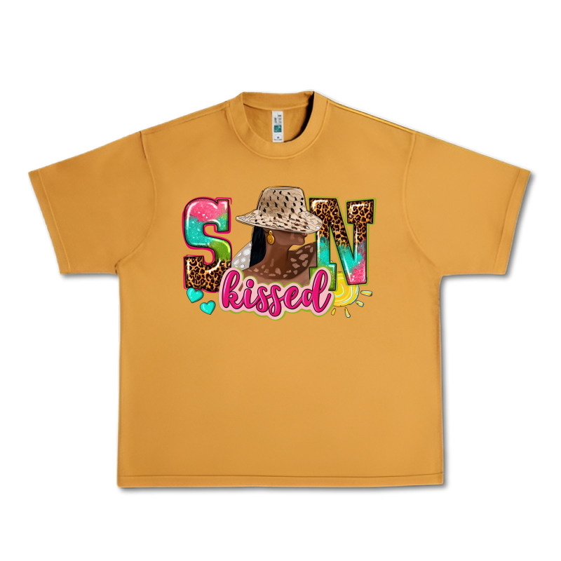 Afro Woman With Sunkissed Urban Heavy Tee by NancyCooperArtShop | Teevron