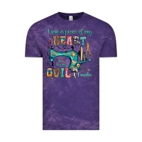 Cloud Purple i sew a piece of my heart into every quilt i make Vintage Tee - RanaPortraitStore
