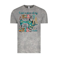 Cloud Rock i sew a piece of my heart into every quilt i make Vintage Tee - RanaPortraitStore