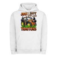 Pigment Lunar Rock just a boy who loves tractors Urban Hoodie - BarkalooDesign