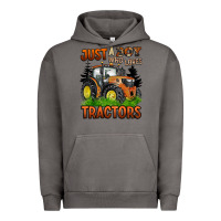 Pigment Tornado just a boy who loves tractors Urban Hoodie - BarkalooDesign