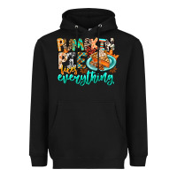 Black Pumpkin Pie Fixes Everything Heavyweight Hoodie - CowhideDigitalArt