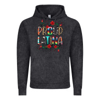 Vintage Black Proud Latina Vintage Hoodie - texasbilliewilder