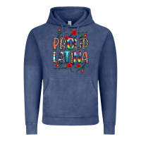 Vintage Denim Proud Latina Vintage Hoodie - texasbilliewilder