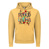 Vintage Mustard Proud Latina Vintage Hoodie - texasbilliewilder