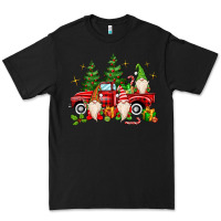 Black christmas gnomes truck Premium Tee - MaliasSmallBusiness