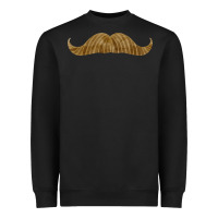 Black moustache fa element Heavyweight Sweatshirt - FaDigitalArtStudio