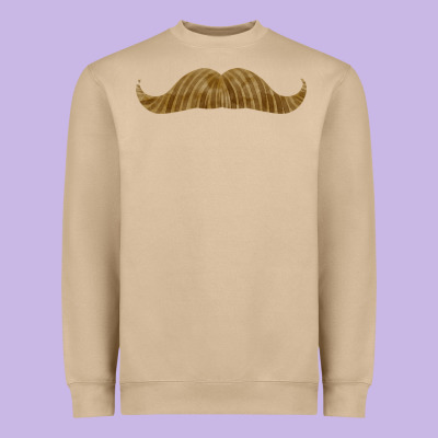 Moustache Fa Element Heavyweight Sweatshirt Designed By Fadigitalartstudio