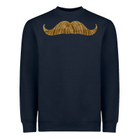 Navy moustache fa element Heavyweight Sweatshirt - FaDigitalArtStudio