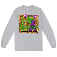 Moon Dust Louisiana leopard with balloons Long Sleeve Tee - HowdyJamesFarm