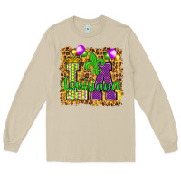 Mushroom Louisiana leopard with balloons Long Sleeve Tee - HowdyJamesFarm