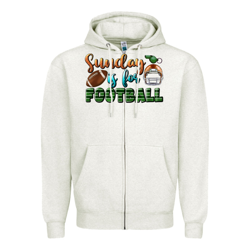 Sunday Is For Football Zipper Hoodie by BundleAndBundleShop | Teevron
