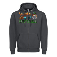 Smoke sunday is for football Zipper Hoodie - BundleAndBundleShop