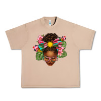 Burro Afro Woman Summer Urban Heavy Tee - texasbilliewilder