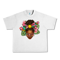 Lunar Rock Afro Woman Summer Urban Heavy Tee - texasbilliewilder