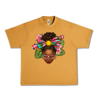 Peanut Butter Afro Woman Summer Urban Heavy Tee - texasbilliewilder