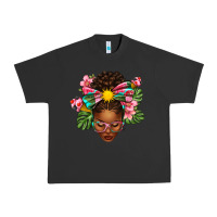 Pigment Black Afro Woman Summer Urban Heavy Tee - texasbilliewilder