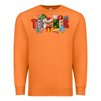Carrot Christmas teacher Premium Sweatshirt - CowhideDigitalArt