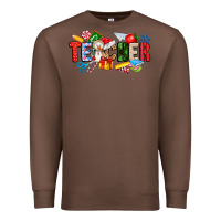 Chestnut Christmas teacher Premium Sweatshirt - CowhideDigitalArt