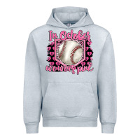 Heather Grey in october we wear pink baseball Urban Hoodie - BarkalooDesign