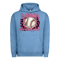 Pigment Pebble Blue in october we wear pink baseball Urban Hoodie - BarkalooDesign