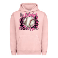 Pigment Salmon in october we wear pink baseball Urban Hoodie - BarkalooDesign