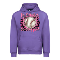 Tulip in october we wear pink baseball Urban Hoodie - BarkalooDesign