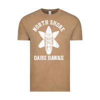 Vintage Coffee Oahu Hawaii North Shore Surf Beach Surfing Surfer Gift Vintage Tee - longCreatives