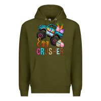 Army Green Egg Crusher Premium Hoodie - BundleAndBundleShop