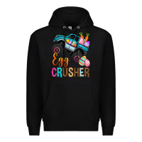 Black Egg Crusher Premium Hoodie - BundleAndBundleShop
